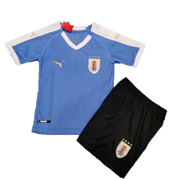 Maillot Football Uruguay Domicile Enfant 2019 Bleu